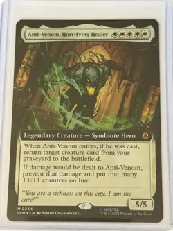 Anti-Venom, Horrifying Healer Extended Art Marvel's Spider-Man Foil 244 - Image 1