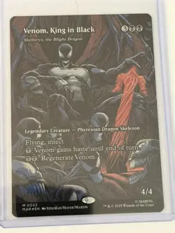 Venom, King in Black // Skithiryx, the Blight Dragon Borderless mar Foil 22 - Image 1