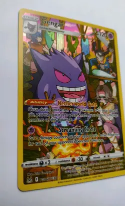 Pokemon Gengar TCG TG06/TG30 Lost Origin Trainer Gallery Holo Ultra Rare MP - Image 3