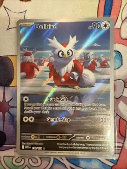 Pokemon TCG Delibird 152/132 Mega Evolution Illustration Rare MINT/Near Mint - Image 2