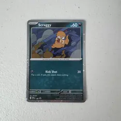 Scraggy SVP 186 - Pokemon Scarlet & Violet Black Star Promo - Journey Together - Image 1