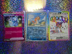 Pokemon Tatsugiri: Surging Sparks Double Rare 226/191 ex; Reverse Holo 062/198 - Image 1