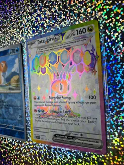Pokemon Tatsugiri: Surging Sparks Double Rare 226/191 ex; Reverse Holo 062/198 - Image 3