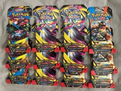 Pokemon TCG MEGA EVOLUTION Sleeved Booster Packs Lot of 12 Total Packs 12 - Image 1