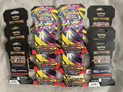 Pokemon TCG MEGA EVOLUTION Sleeved Booster Packs Lot of 12 Total Packs 12 - Image 3