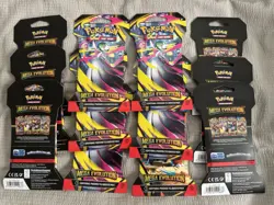 Pokemon TCG MEGA EVOLUTION Sleeved Booster Packs Lot of 12 Total Packs 12 - Image 4