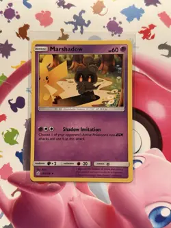 Pokemon TCG Marshadow 103/236 S&M: Cosmic Eclipse Rare & Reverse Holo Set Of 2 - Image 3
