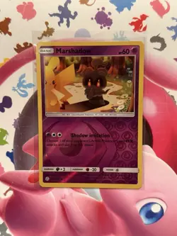 Pokemon TCG Marshadow 103/236 S&M: Cosmic Eclipse Rare & Reverse Holo Set Of 2 - Image 5