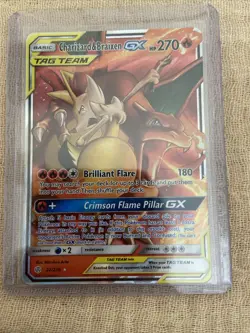 Pokemon TCG Charizard & Braixen GX Tag Team 22/236 Cosmic Eclipse - Image 1
