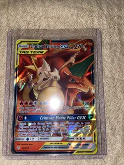 Pokemon TCG Charizard & Braixen GX Tag Team 22/236 Cosmic Eclipse - Image 3