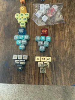 Pokemon TCG Damage Counters And Dice Lot! Metal Included- X8 - Image 3