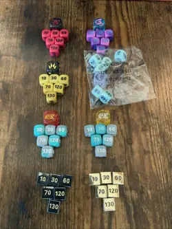 Pokemon TCG Lot Of Damage Counters + Dice. (Metal Set Included) X8! - Image 2