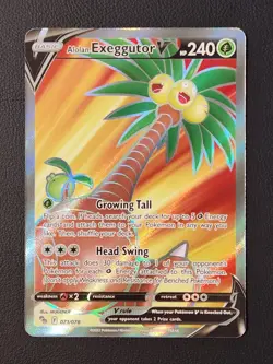 Alolan Exeggutor v 071/078 Pokemon Go Holo Pokemon TCG NM Condition - Image 1