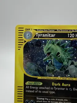Tyranitar 29/165 Holo Rare Expedition WOTC Pokemon TCG 2002 - Image 2