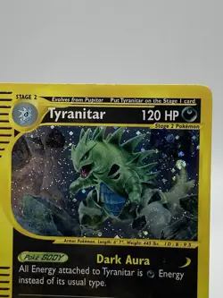 Tyranitar 29/165 Holo Rare Expedition WOTC Pokemon TCG 2002 - Image 3