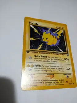 Mint New 2000 Pokemon Neo Genesis 1st Edition Pikachu #70 - Image 2