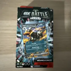 Pokemon ex Battle Deck HOUNDOOM EX Factory Sealed Box Ready To Play Deck!!! - Image 1