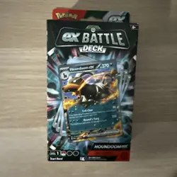 Pokemon ex Battle Deck HOUNDOOM EX Factory Sealed Box Ready To Play Deck!!! - Image 2