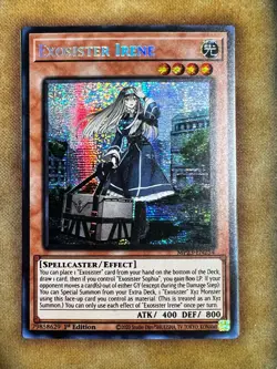 Yugioh Exosister Irene MP23-EN254 Secret Rare 1st Ed NM - Image 1