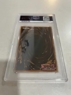 Yu-Gi-Oh Monster Reborn LOB-118 Ultra Rare 1st Edition PSA 9 Mint *GLOSSY* - Image 2