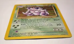 Nidoking Base Set 11/102 Holo Pokemon Card TCG Nintendo - Image 3