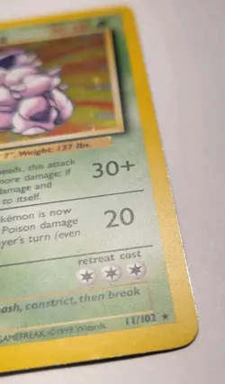 Nidoking Base Set 11/102 Holo Pokemon Card TCG Nintendo - Image 5