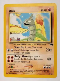 Onix 3/18 Card Southern Islands Non Holo Pokemon TCG Nintendo - Image 1