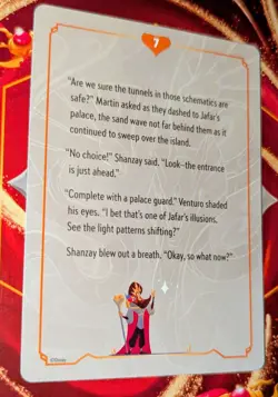 Disney Lorcana TCG X9 Lore Story Insert Art Cards Reign Of Jafar. - Image 2