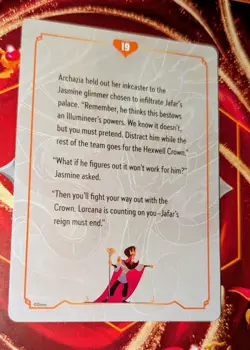 Disney Lorcana TCG X9 Lore Story Insert Art Cards Reign Of Jafar. - Image 5