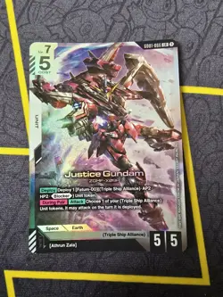 Justice Gundam - GD01-066 LR - Newtype Rising - Gundam TCG Card Game - Image 1