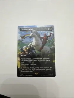 Deadly Rollick Secret Lair Drop Deadpool Mtg Magic The Gathering Card - Image 1