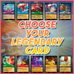 DISNEY LORCANA CHOOSE YOUR LEGENDARY CARD AZURITE INKLANDS FLOODBORN SHIMMERING - Image 1