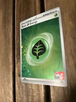 Cosmic Holo Grass Energy Pokemon Prize Pack Series 3 Promo Pokemon Card NM/LP - Image 1