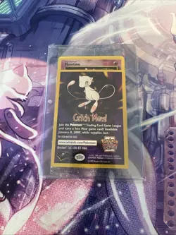 1x Sealed MEWTWO # 3 Black Star Promo WB Movie WOTC Pokemon Card (Purple) - Image 2