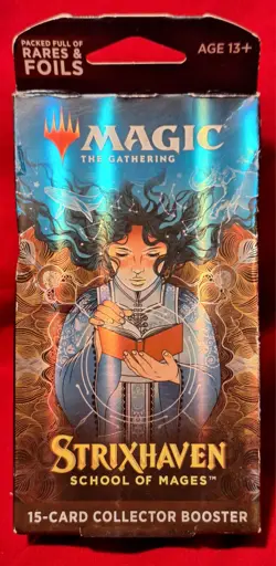 Magic The Gathering Strixhaven Collector Booster 15 Card Pack HANGER BOX SEALED 630509958610 - Image 1