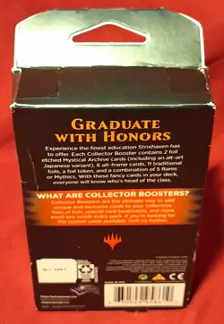 Magic The Gathering Strixhaven Collector Booster 15 Card Pack HANGER BOX SEALED 630509958610 - Image 2