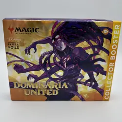Magic The Gathering Dominaria United Collector Omega Booster Pack -15 Cards V - Image 1