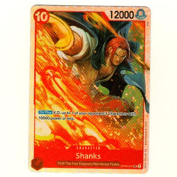 Shanks OP06-007 Foil Wings Of The Captain One Piece Trading Card - Image 1
