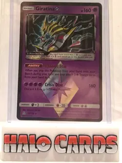 PACK FRESH Pokemon TCG Giratina Prism Star Holo Card 58/156 SM Ultra Prism HF - Image 1