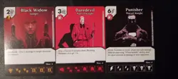 Dice Masters - Marvel Knights OP set - Black Widow / Punisher / Daredevil - Image 1