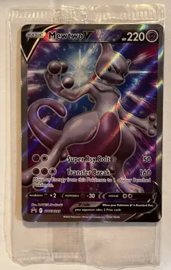Pokemon Card TCG - Mewtwo V SWSH229 Black Star Promo Sword & Shield Promo NM - Image 2