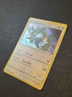 Pokemon TCG Rayquaza SWSH029 Black Star Promo Holo Card Near Mint Condition - Image 2