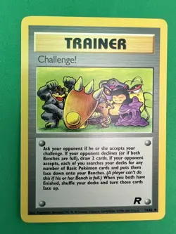 Trainer - Challenge! 74/82 - Team Rocket - Pokemon Card - Unlimited Edition - NM - Image 1
