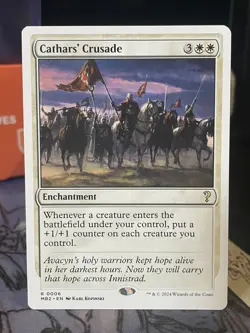 Cathars' Crusade White Border Mystery Booster 2 MTG Magic Card - Image 1