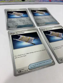 4x Night Stretcher 061/064 Shrouded Fable Playset 2x Reverse Holo Pokemon Card - Image 3