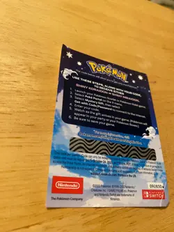 Shiny Koraidon Or Shiny Miraido GameStop Code Card - Image 4