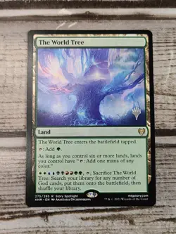 Magic: The Gathering The World Tree Kaldheim Promo Pack 275 Rare LP - Image 2