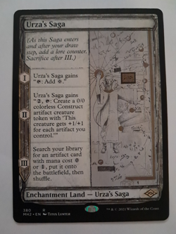 Urza's Saga Sketch Showcase NM Modern Horizons 2 MH2 MTG Magic the Gathering - Image 1