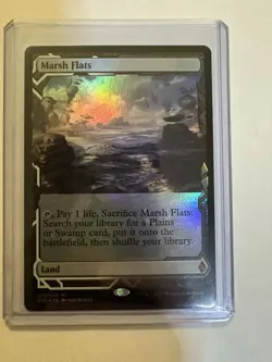 Magic the Gathering MTG Marsh Flats Zendikar Rising Expeditions FOIL NM - Image 1