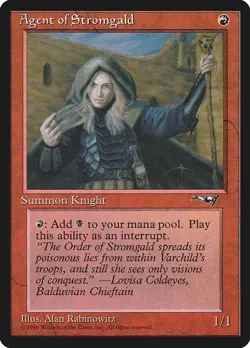 Agent of Stromgald A Version 1x MtG Alliances ALL SP/NM - Image 1